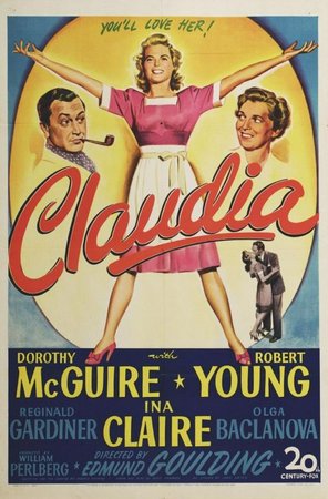 Claudia, Dorothy McGuire,Robert Young,Reginald Gardiner,Ina Claire,Olga Baclanova,Jean Howard,Frank Tweddell,Elsa Janssen,John Royce,Frank Fenton