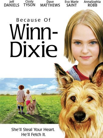 Because of Winn-Dixie, AnnaSophia Robb,Jeff Daniels,Cicely Tyson,Dave Matthews,Eva Marie Saint,Courtney Jines,Nick Price,Luke Benward,Elle Fanning,Marca Price