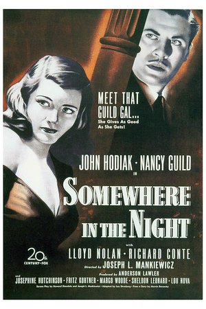 Somewhere in the Night, John Hodiak,Lloyd Nolan,Richard Conte,Nancy Guild,Josephine Hutchinson,Fritz Kortner,Margo Woode,Sheldon Leonard,Lou Nova,John Russell