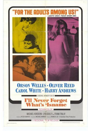 I'll Never Forget What's 'Isname, Oliver Reed,Carol White,Orson Welles,Michael Hordern,Harry Andrews,Wendy Craig,Marianne Faithfull,Norman Rodway,Frank Finlay,Harvey Hall