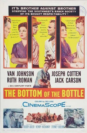 The Bottom of the Bottle, Van Johnson,Ruth Roman,Joseph Cotten,Jack Carson,Margaret Hayes,Bruce Bennett,Brad Dexter,Peggy Knudsen,Jim Davis,Margaret Lindsay
