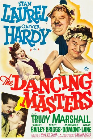 The Dancing Masters, Stan Laurel,Oliver Hardy,Trudy Marshall,Robert Bailey,Robert Mitchum,Matt Briggs,Margaret Dumont,Allan Lane,Nestor Paiva,George Lloyd