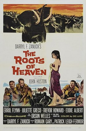 The Roots of Heaven, Trevor Howard,Errol Flynn,Eddie Albert,Orson Welles,Juliette Greco,Paul Lukas,Herbert Lom,Frederick Ledebur,Edric Connor,Oliver Hussenot