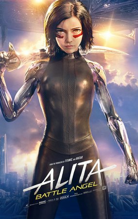 Alita: Battle Angel, Rosa Salazar,Christoph Waltz,Jennifer Connelly,Mahershala Ali,Ed Skrein,Jackie Earle Haley,Keean Johnson,Eiza González,Michelle Rodriguez,Casper Van Dien