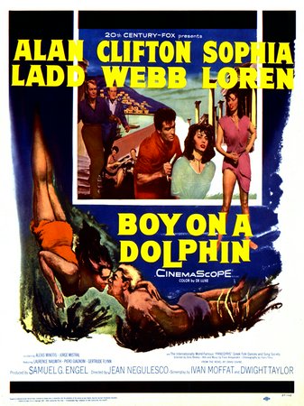 Boy on a Dolphin, Sophia Loren,Alan Ladd,Clifton Webb,Jorge Mistral,Laurence Naismith,Alexis Minotis,Piero Giagnoni,Charles Fawcett,Gertrude Flynn,Charlotte Terrabust