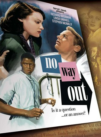 No Way Out, Richard Widmark,Sidney Poitier,Linda Darnell,Stephen McNally,Mildred Joanne Smith,Harry Bellaver,Stanley Ridges,Dotts Johnson,Amanda Randolph,Bill Walker