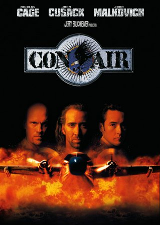 Con Air, Nicolas Cage,John Cusack,John Malkovich,Steve Buscemi,Ving Rhames,Colm Meaney,Mykelti Williamson,Rachel Ticotin,Monica Potter,Dave Chappelle