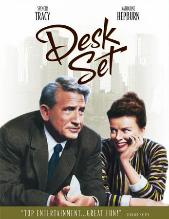 Desk Set, Spencer Tracy,Katharine Hepburn,Gig Young,Joan Blondell,Dina Merrill,Sue Randall,Neva Patterson,Harry Ellerbe,Nicholas Joy,Diane Jergens