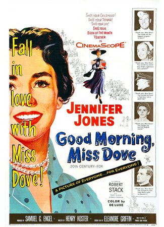 Good Morning, Miss Dove, Jennifer Jones,Robert Stack,Chuck Connors,Marshall Thompson,Kipp Hamilton,Robert Douglas,Peggy Knudsen,Biff Elliot,Jerry Paris,Mary Wickes
