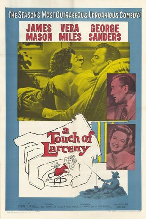 A Touch of Larceny, James Mason,Vera Miles,George Sanders,Robert Flemyng,Oliver Johnston,William Kendall,Duncan Lamont,Gordon Harris,Harry Andrews,Peter Barkworth