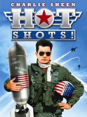 Hot Shots!, Charlie Sheen,Cary Elwes,Valeria Golino,Lloyd Bridges,Kevin Dunn,Jon Cryer,William O'Leary,Kristy Swanson,Efrem Zimbalist Jr.,Bill Irwin