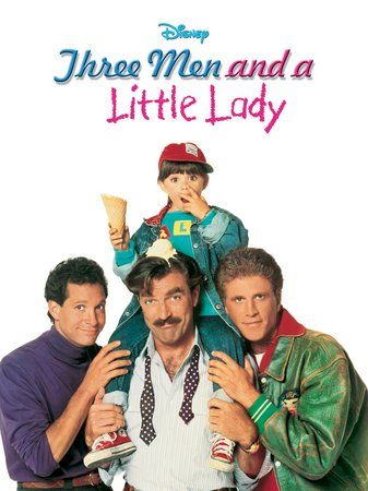 Three Men and a Little Lady, Tom Selleck,Steve Guttenberg,Ted Danson,Nancy Travis,Robin Weisman,Christopher Cazenove,Sheila Hancock,Fiona Shaw,John Boswall,Jonathan Lynn