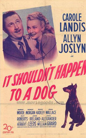 It Shouldn't Happen to a Dog, Allyn Joslyn,Carole Landis,Harry Morgan,John Ireland,Margo Woode,Reed Hadley,Jean Wallace,Roy Roberts,Charles Tannen,John Alexander