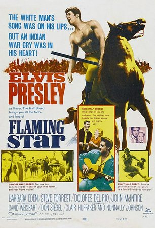 Flaming Star, Elvis Presley,Barbara Eden,Steve Forrest,John McIntire,Rodolfo Acosta,Karl Swenson,Ford Rainey,Richard Jaeckel,Anne Benton,L.Q. Jones