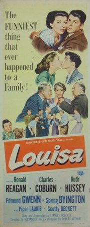 Louisa, Spring Byington,Edmund Gwenn,Charles Coburn,Ronald Reagan,Ruth Hussey,Piper Laurie,Scotty Beckett,Connie Gilchrist,Willard Waterman,Jimmy Hunt
