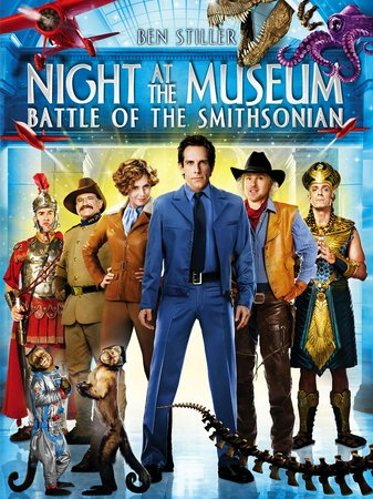 Night at the Museum: Battle of the Smithsonian, Owen Wilson,Hank Azaria,Christopher Guest,Alain Chabat,Steve Coogan,Ricky Gervais,Bill Hader,Jon Bernthal,Jake Cherry,Rami Malek