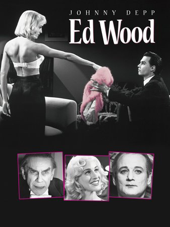 Ed Wood, Johnny Depp,Martin Landau,Sarah Jessica Parker,Patricia Arquette,Jeffrey Jones,G.D. Spradlin,Vincent D'Onofrio,Lisa Marie,Bill Murray,Mike Starr