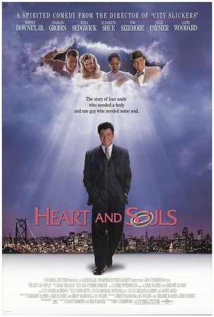 Heart and Souls, Robert Downey Jr.,Charles Grodin,Alfre Woodard,Kyra Sedgwick,Tom Sizemore,David Paymer,Elisabeth Shue,Bill Calvert,Lisa Lucas,Shannon Orrock